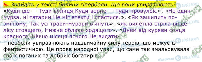 ГДЗ Зарубіжна література 7 клас сторінка Стр.22 (5)